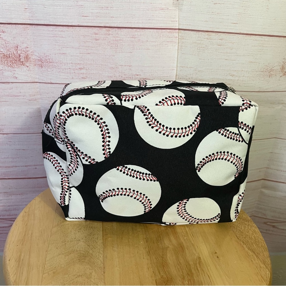 NGIL‎ Large BaseballCosmetic Travel Bag Pouch
